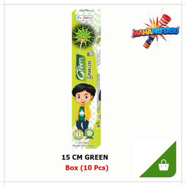 15CM Green  Sparklers